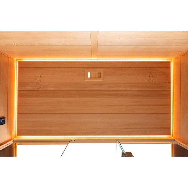 Infrakabina EAGO AWT E1250A-IR hemlock 210×110 bez kamen