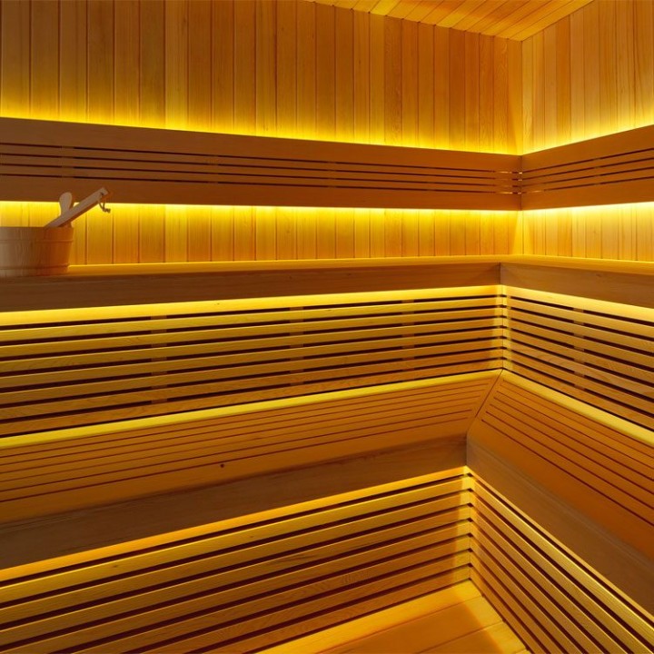 Zahradní sauna EAGO AWT Saunahaus THE CUBE X7-L za hemlock 300×635 12 