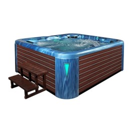Venkovní vířivá vana EO-SPA OceanWave / hnědá Premium IN-590 250x228x98cm