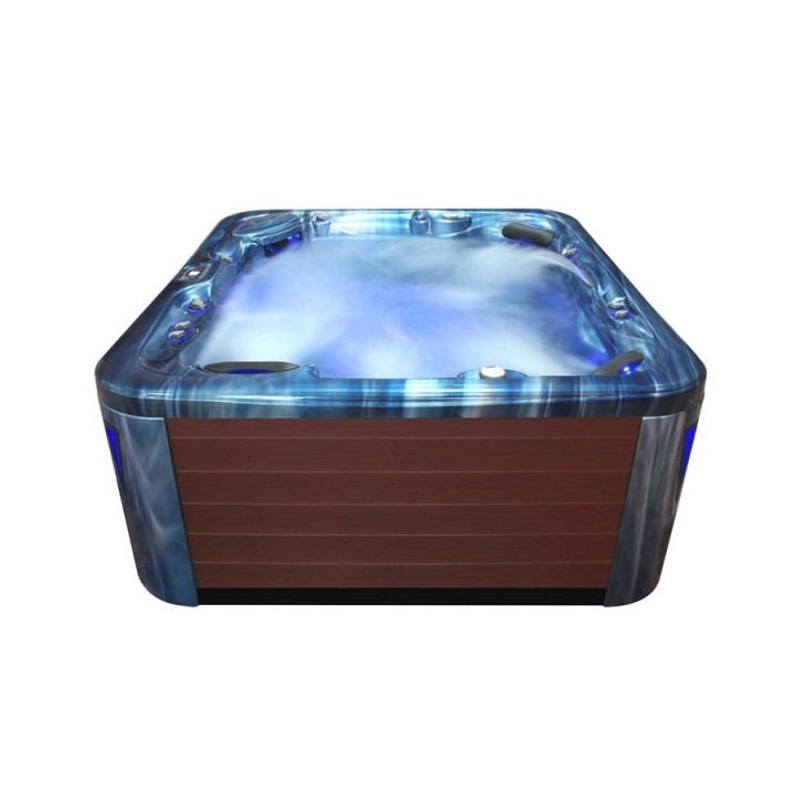 Venkovní vířivá vana EO-SPA IN-590 Premium Extreme OceanWave / hnědá 250x228x98cm