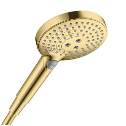 Hansgrohe Raindance Select S - Sprchová hlavice 120, 3 proudy, EcoSmart, leštěný vzhled zlata 26531990