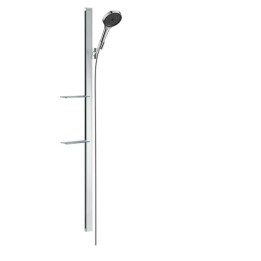 Hansgrohe Rainfinity - Sada sprchové hlavice 130, 3jet, tyče 150 cm a hadice, EcoSmart, chrom 27674000