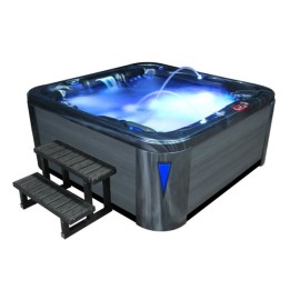 Venkovní vířivá vana EO-SPA OysterOpal / šedá Premium IN-594 215x215x95cm