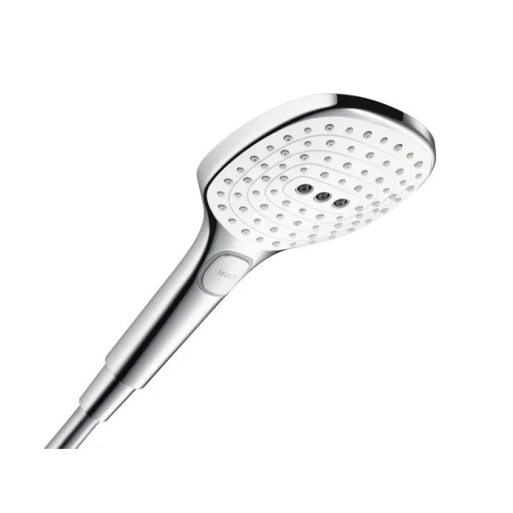 Hansgrohe Raindance Select E - Sprchová hlavice 120, 3 proudy, bílá/chrom 26520400