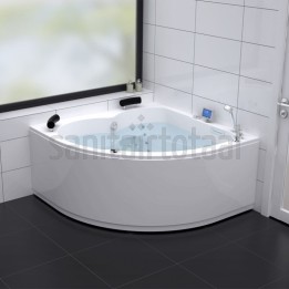 Hydromasážní vana Mocoori Violet levá verze 150x150x75,5cm (čerpadlo - voda-vzduch)
