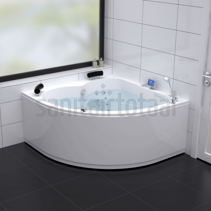 Hydromasážní vana Mocoori Violet levá verze 150x150x75,5cm (čerpadlo - voda-vzduch)