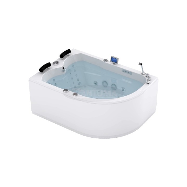 Hydromasážní vana Mocoori Rosemary Turbo Levá verze 170x120x75,5cm