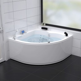 Hydromasážní vana Mocoori Violet pravá verze 150x150x75,5cm